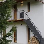 Vista Monte Bianco Courmayeur-entreves クールマイユール