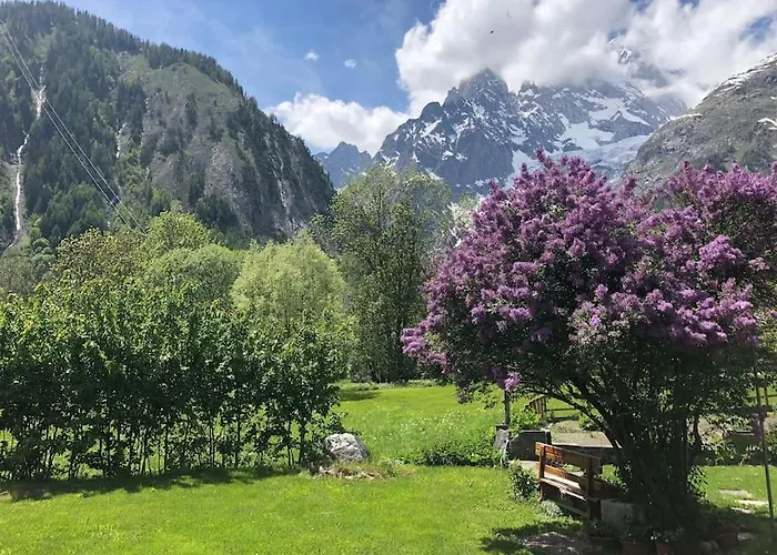 Vista Monte Bianco Courmayeur-entreves 쿠르마예